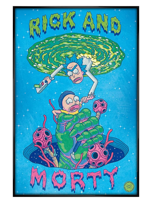 Rick and Morty Portal Hand Maxi Poster