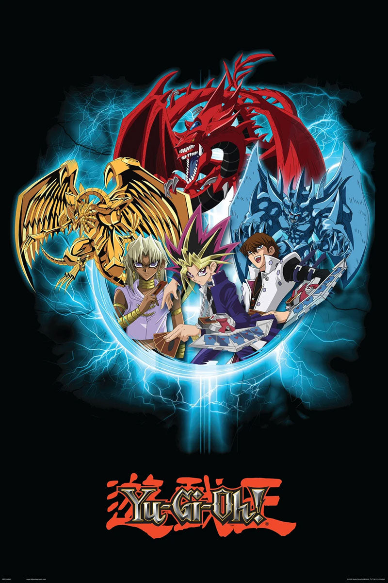 Yu-Gi-Oh! Key Characters Blue Maxi Poster