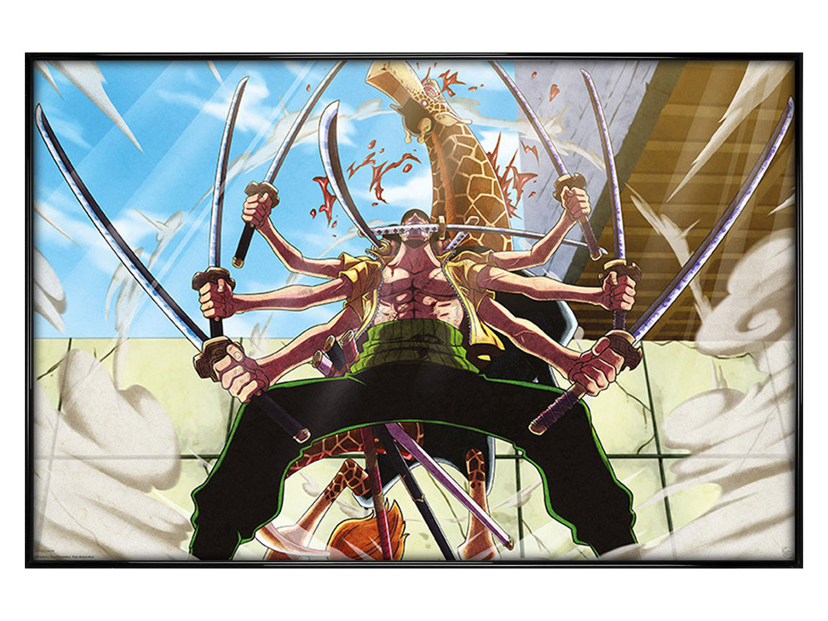 One Piece Zoro vs Kaku Maxi Poster