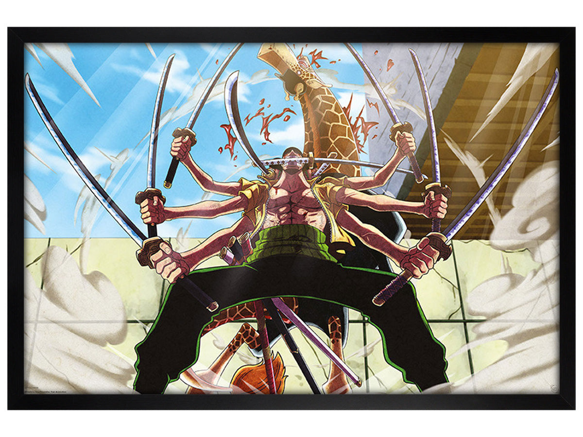 One Piece Zoro vs Kaku Maxi Poster