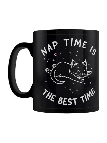 Little Shadow Nap Time Cat Black Mug