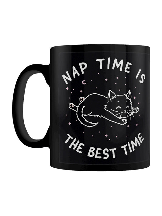 Little Shadow Nap Time Cat Black Mug
