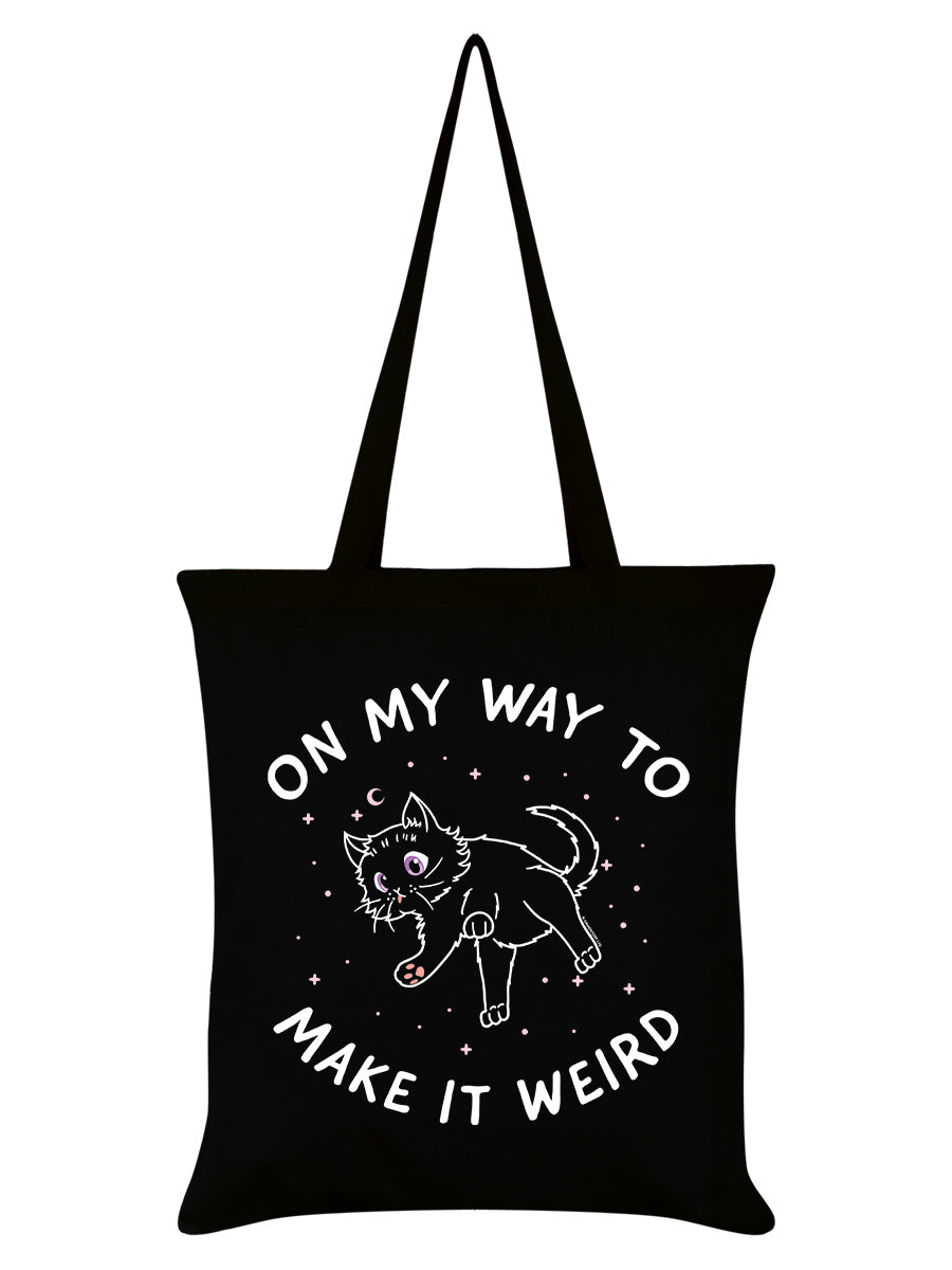 Little Shadow On My Way To Make It Weird Black Tote Bag