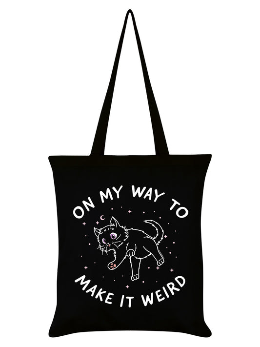 Little Shadow On My Way To Make It Weird Black Tote Bag