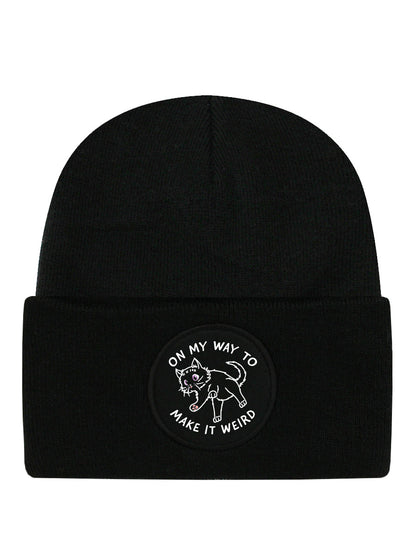 Little Shadow On My Way To Make It Weird Black Beanie