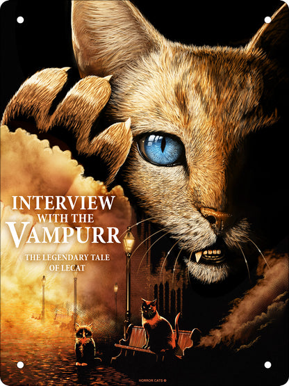 Horror Cats Interview With The Vampurr Mini Tin Sign