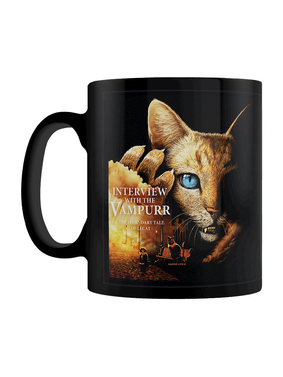 Horror Cats Interview With The Vampurr Black Mug