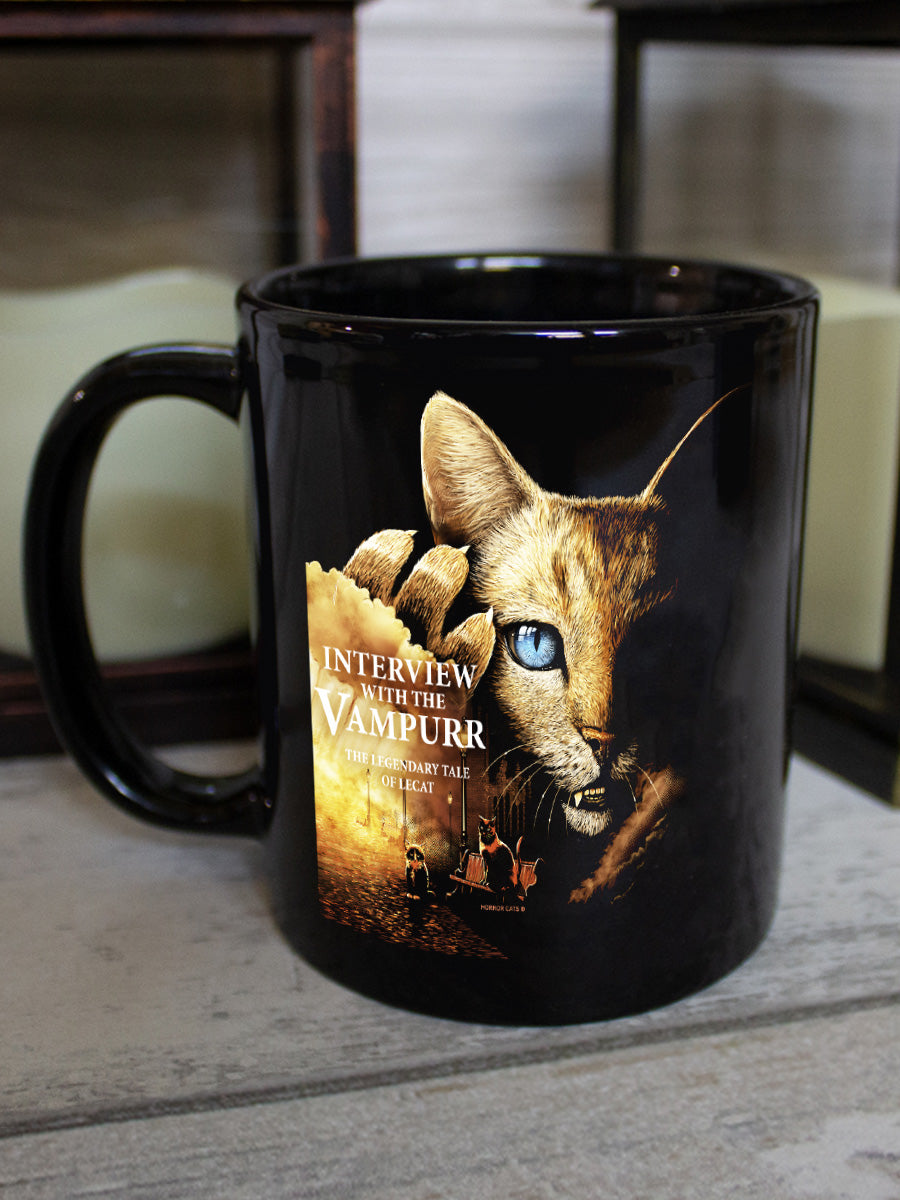 Horror Cats Interview With The Vampurr Black Mug