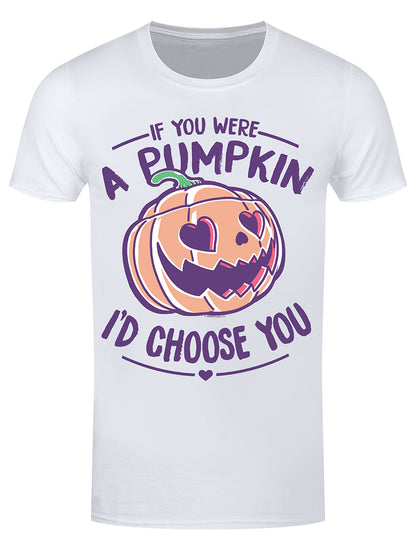 If You Were A Pumpkin I'd Choose You Men's White T-Shirt