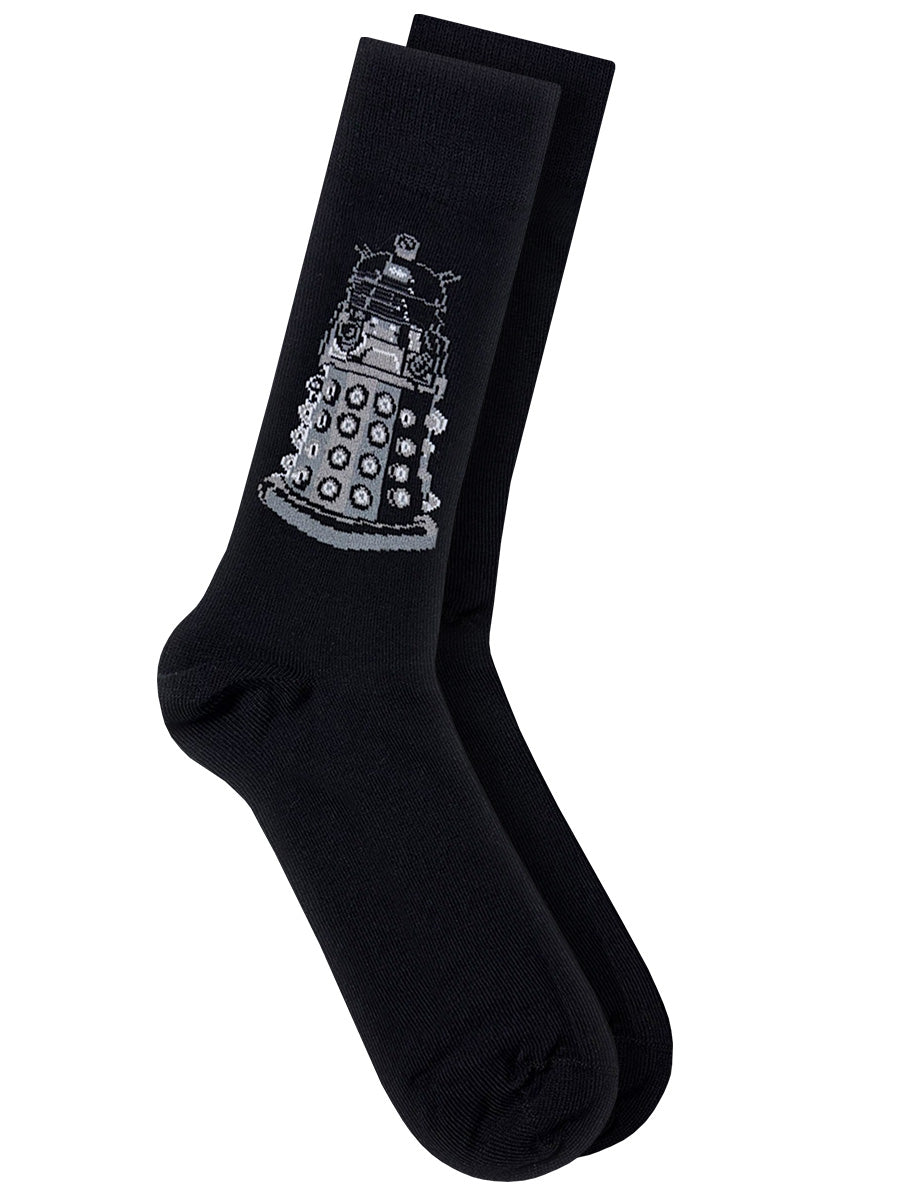 Dr Who Dalek Black Socks (UK Size 7-11)