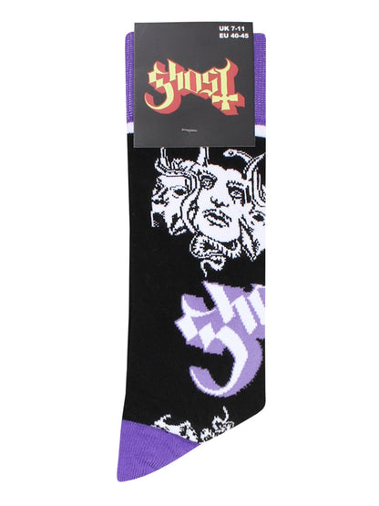 Ghost Copia Black Socks (UK Size 7-11)