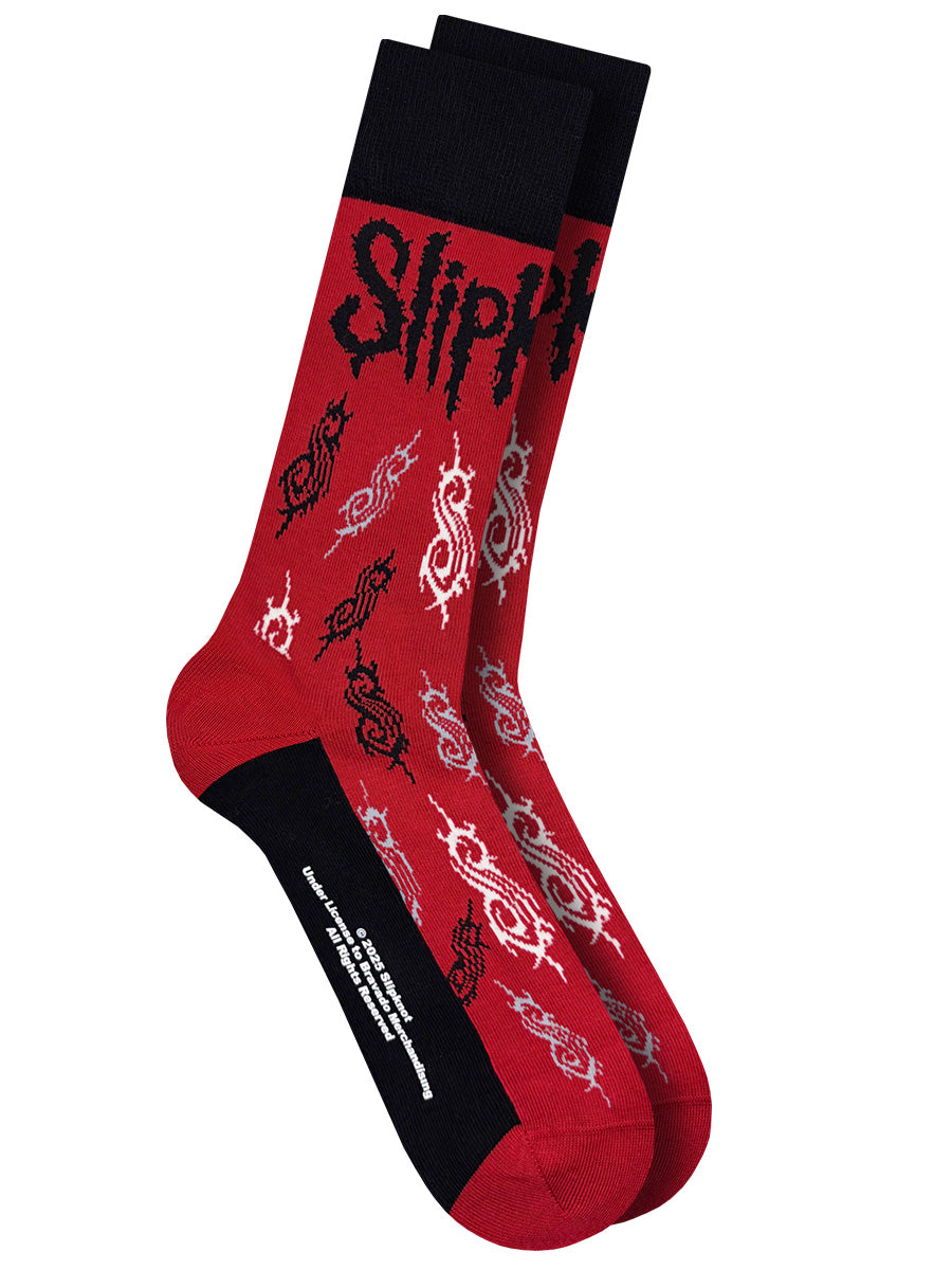 Slipknot Tribal S Red Socks (UK Size 7-11)