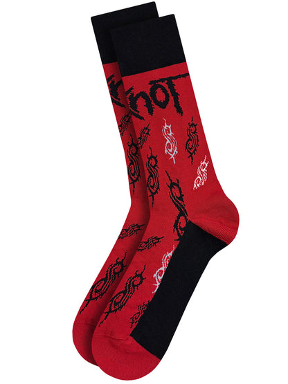 Slipknot Tribal S Red Socks (UK Size 7-11)