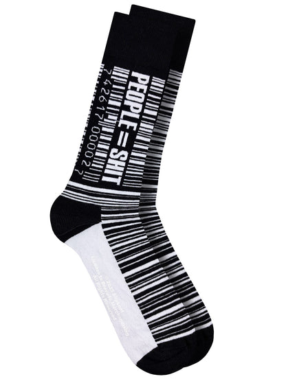 Slipknot Barcode Black and White Socks (UK Size 7-11)