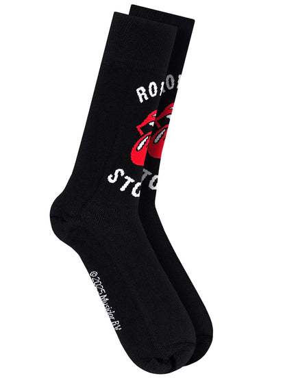 Rolling Stones Tongue Black Socks (UK Size 7-11)