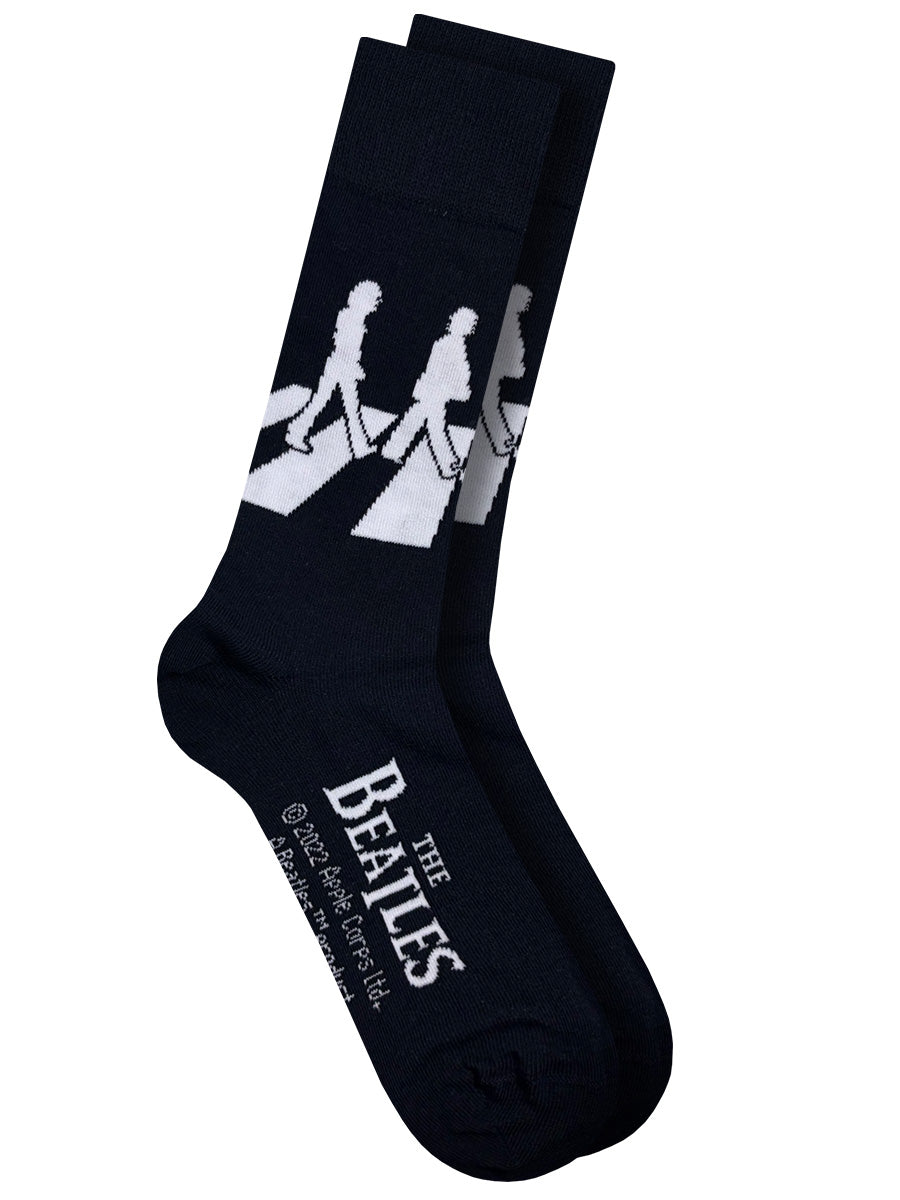 The Beatles Abbey Road Silhouette Navy Socks (UK Size 7-11)