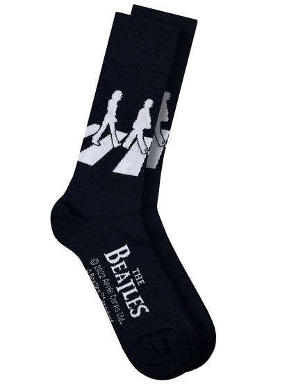 The Beatles Abbey Road Silhouette Navy Socks (UK Size 7-11)