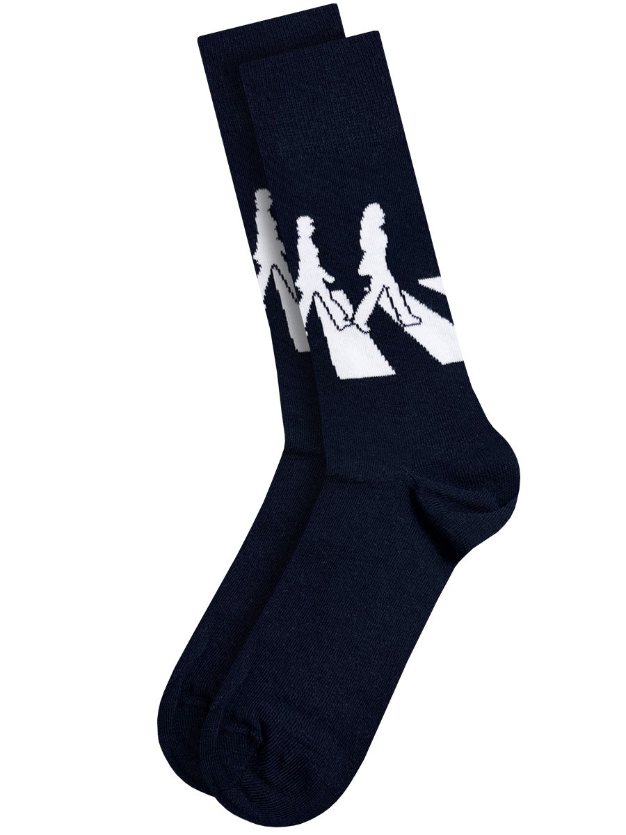 The Beatles Abbey Road Silhouette Navy Socks (UK Size 7-11)