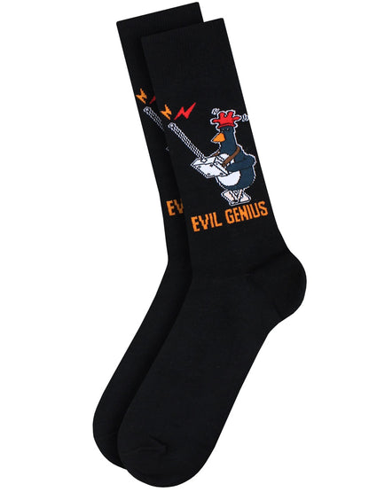 Wallace & Gromit Evil Genius Black Socks (UK Size 7-11)