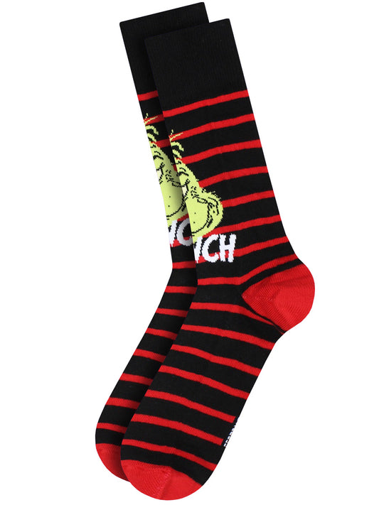 The Grinch Black and Red Socks (UK Size 7-11)