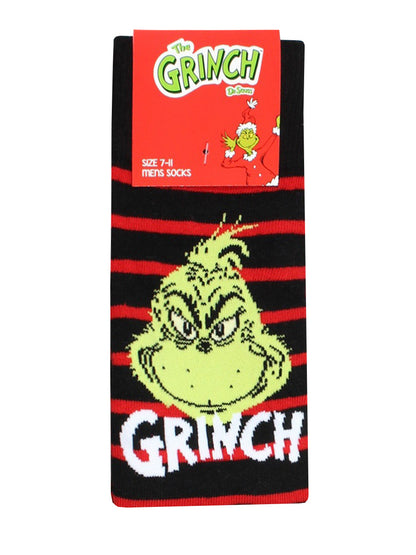 The Grinch Black and Red Socks (UK Size 7-11)