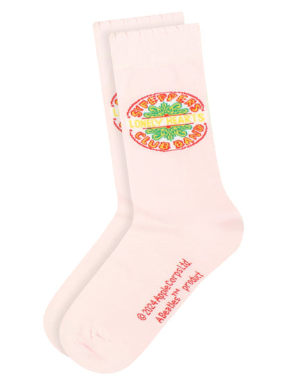 The Beatles Sgt Pepper Baby Pink Socks (UK Size 4-8)