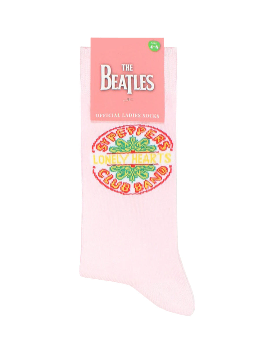 The Beatles Sgt Pepper Baby Pink Socks (UK Size 4-8)