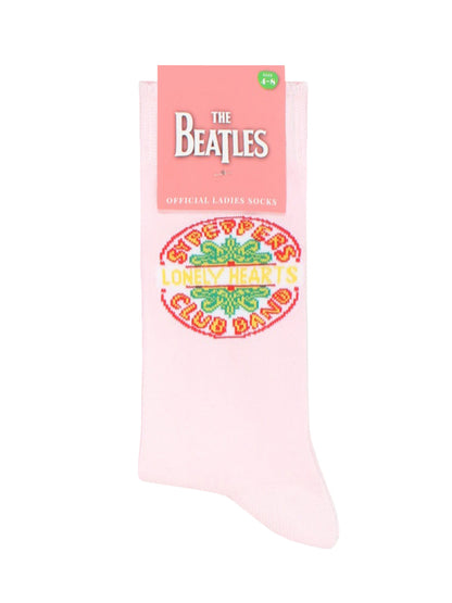 The Beatles Sgt Pepper Baby Pink Socks (UK Size 4-8)