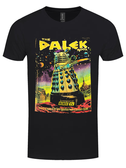 Dr Who The Dalek's Comic Cover Men's Black T-Shirt
