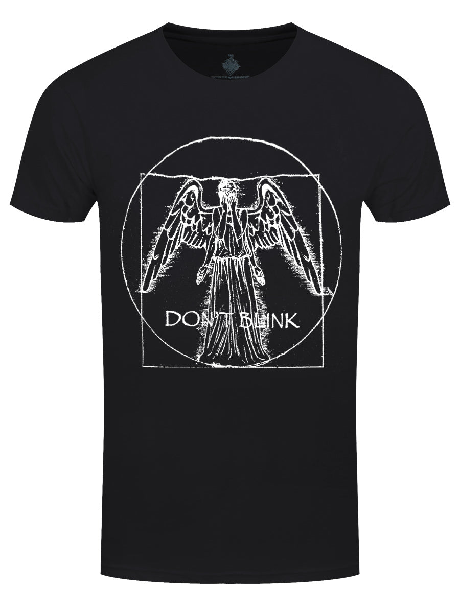 Dr Who Weeping Angel Men's Black T-Shirt