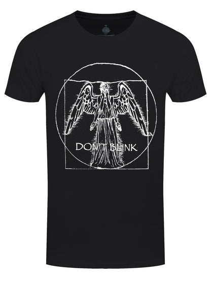 Dr Who Weeping Angel Men's Black T-Shirt