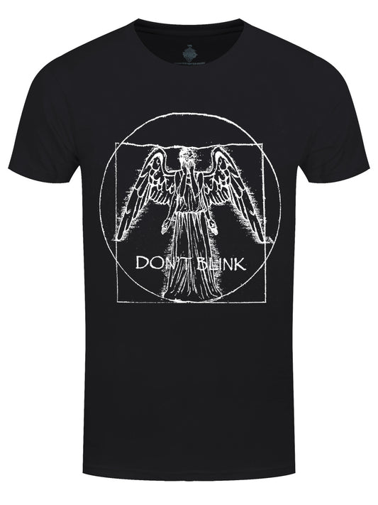 Dr Who Weeping Angel Men's Black T-Shirt