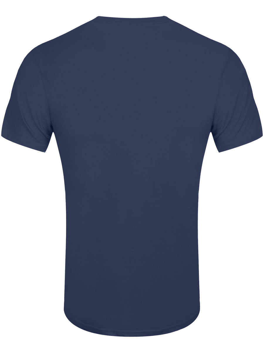 Harry Potter Hogwart's Crest Men's Blue T-Shirt