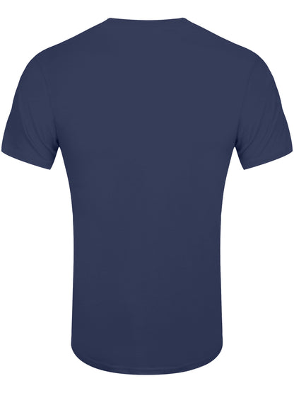 Harry Potter Hogwart's Crest Men's Blue T-Shirt