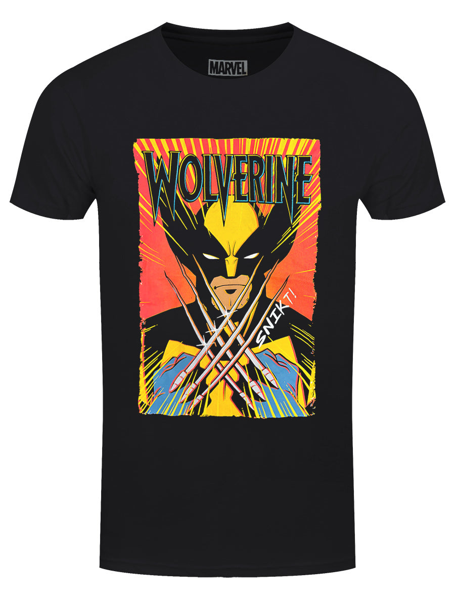 Marvel Wolverine Claws Men's Black T-Shirt