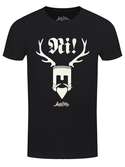 Monty Python Knights Of Ni! Men's Black T-Shirt