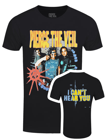 Pierce The Veil I Can't Hear You Men's Black T-Shirt