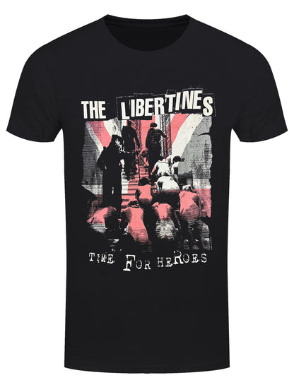 The Libertines Time For Heroes Flag Men's Black T-Shirt