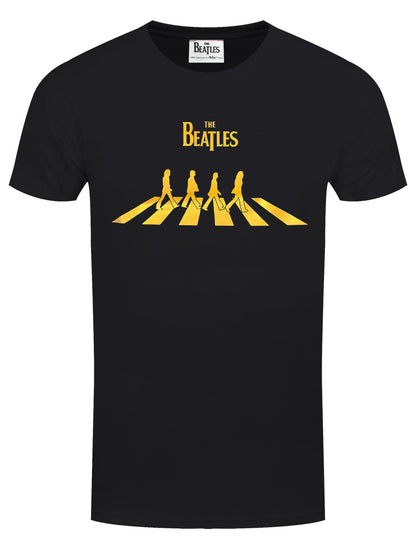 The Beatles Abbey Road Gold Men's Black T-Shirt