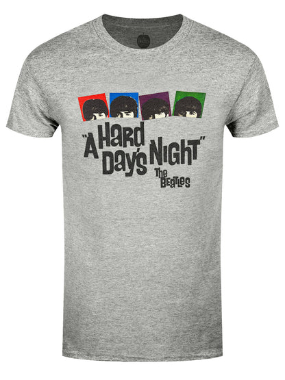 The Beatles Hard Day's Night Men's Grey T-Shirt