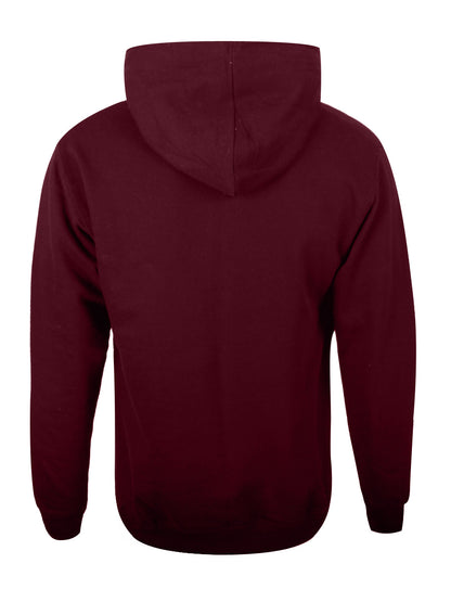 The Beatles Abbey Road Characters Maroon Pullover Hoodie