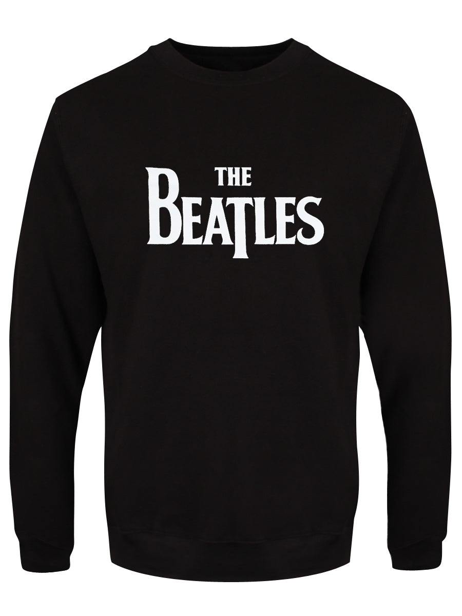 The Beatles Drop T Logo Men's Black Sweatshirt