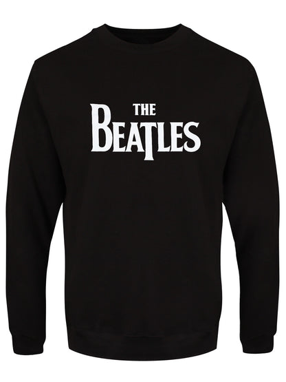 The Beatles Drop T Logo Men's Black Sweatshirt