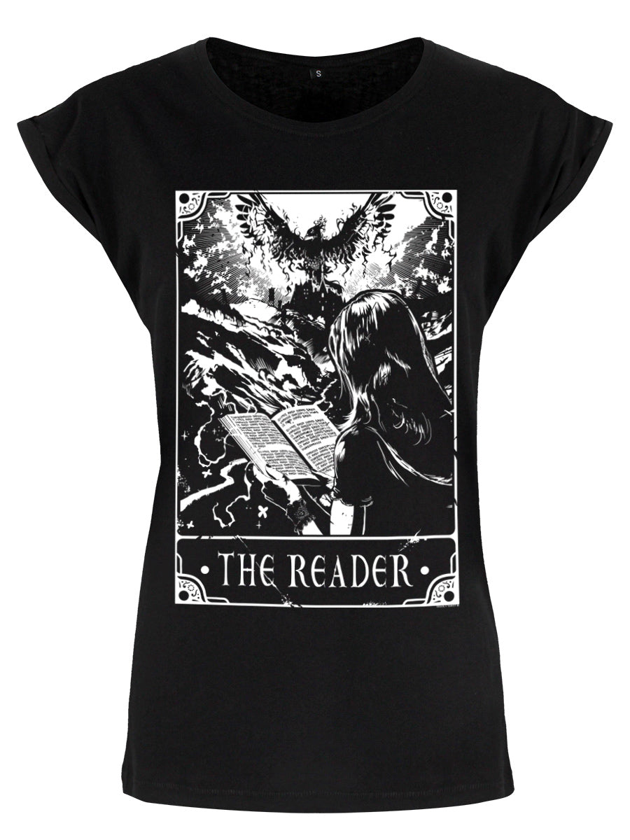 Deadly Tarot - The Reader Ladies Black Premium T-Shirt