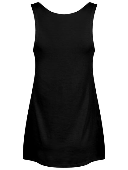 Deadly Tarot - The Reader Ladies Black Floaty Vest
