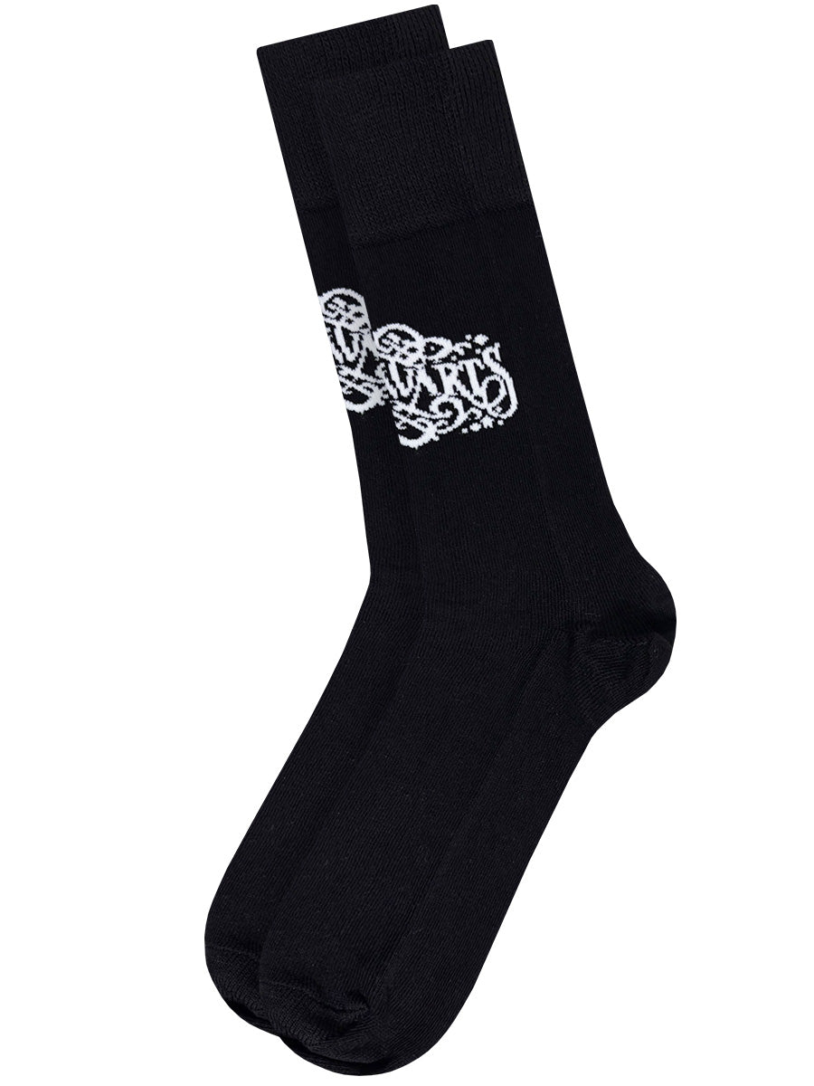 Harry Potter Hogwarts Graphic Black Socks (UK Size 7-11)