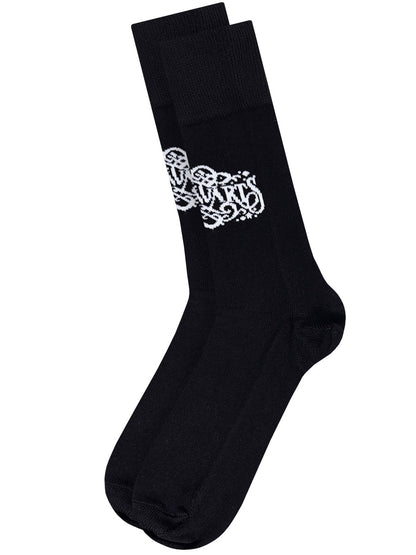 Harry Potter Hogwarts Graphic Black Socks (UK Size 7-11)