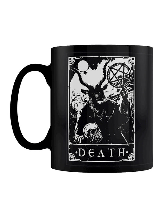 Deadly Tarot Death Black Mug
