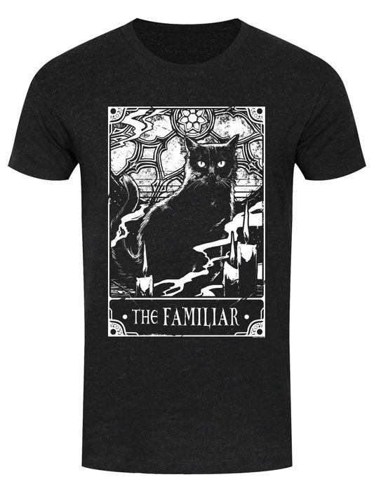 Deadly Tarot - The Familiar Heather Black Denim Men's T-Shirt