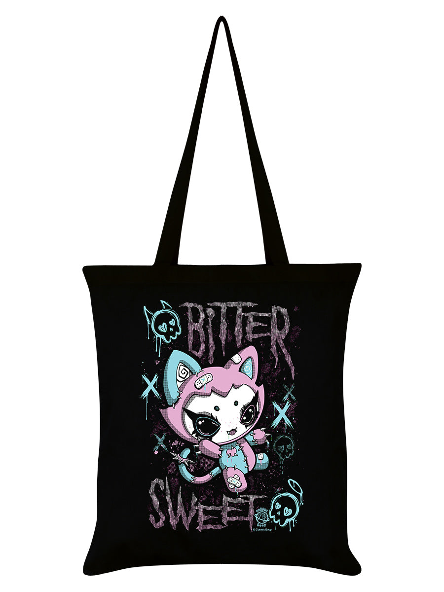 Cosmic Boop Bitter Sweet Black Tote Bag